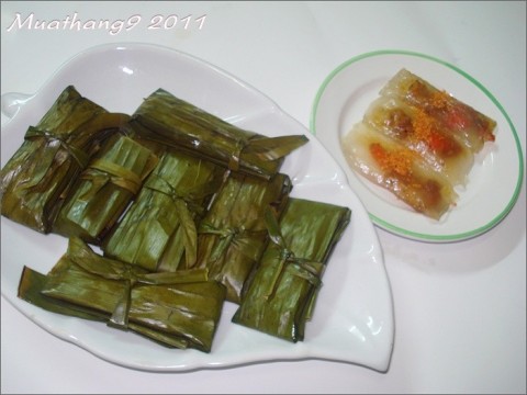 Bánh bột lọc gói lá