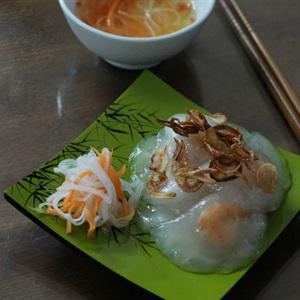 Cách làm bánh bột lọc nhân tôm