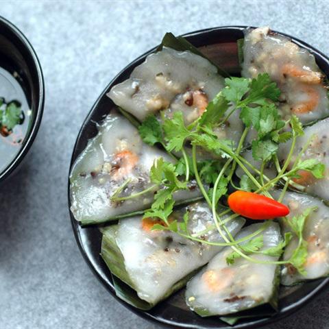 Cách làm bánh bột lọc tôm thịt nấm mèo