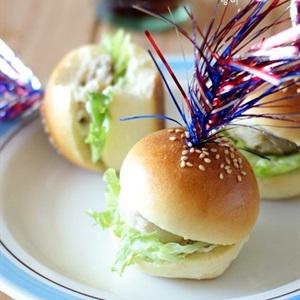 Cách làm bánh burger mini
