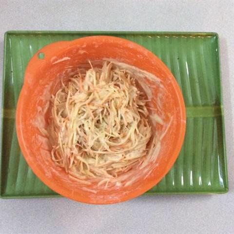 Cách làm bánh cà rốt khoai lang
