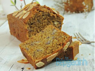 Bánh cake chuối hạnh nhân