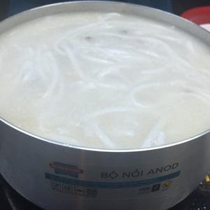 Cách làm bánh canh bột gạo nước cốt dừa