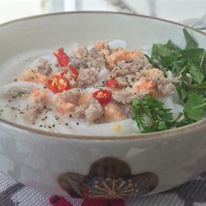 Cách làm bánh canh bột gạo nước cốt dừa