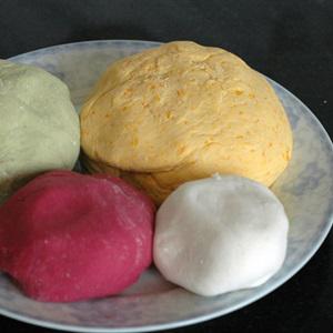 Cách làm bánh chay nhiều màu
