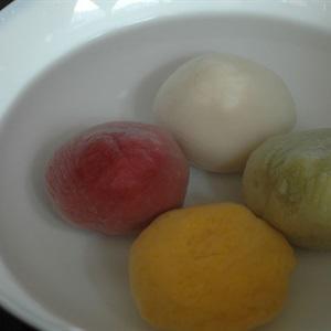 Cách làm bánh chay nhiều màu