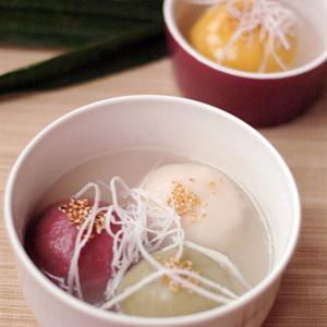 Cách làm bánh chay nhiều màu