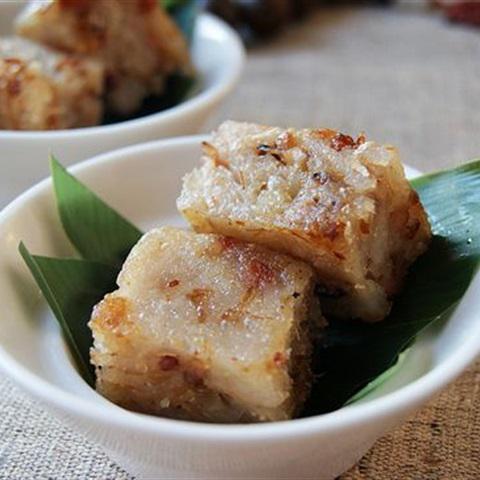 Cách làm bánh chiên củ cải