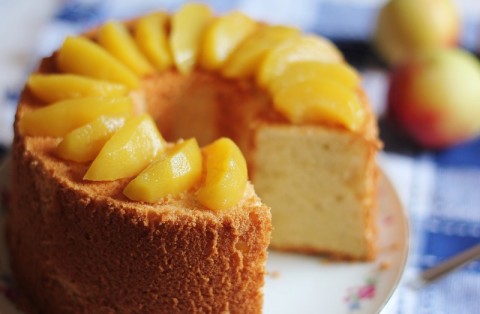 Bánh chiffon đào – Peach chiffon