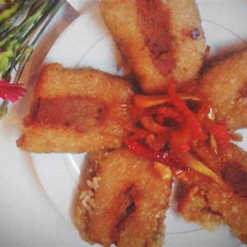 Cách làm bánh chưng chiên