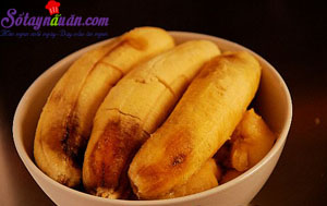 Bánh chuối gừng rán ấm áp ngày đông