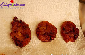 Bánh chuối gừng rán ấm áp ngày đông