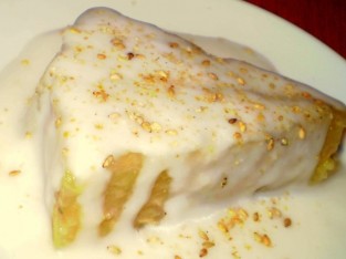 Bánh chuối hấp nước cốt dừa