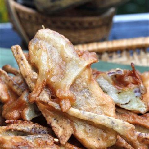 Cách làm bánh chuối và khoai môn chiên