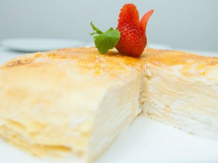 Bánh crepe hương cam chocolate