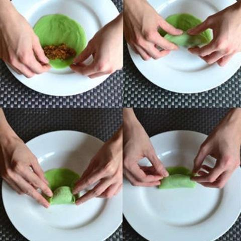 Cách làm bánh crepe lá dứa