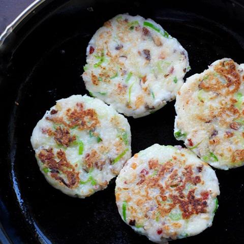 Cách làm bánh củ cải chiên