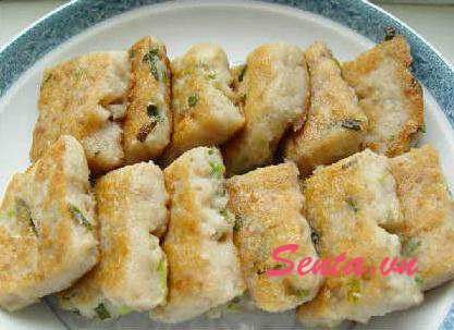 Bánh củ sen chiên giòn