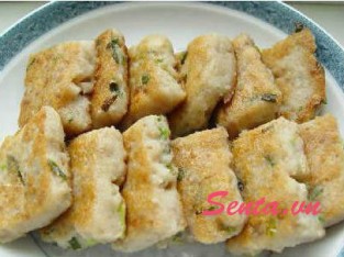 Bánh củ sen chiên giòn