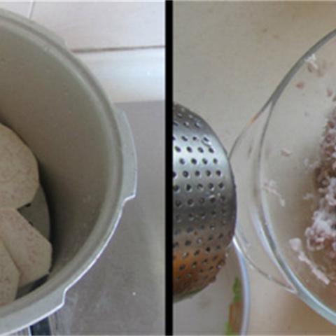 Cách làm bánh cuộn khoai môn