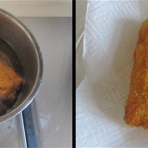 Cách làm bánh cuộn khoai môn