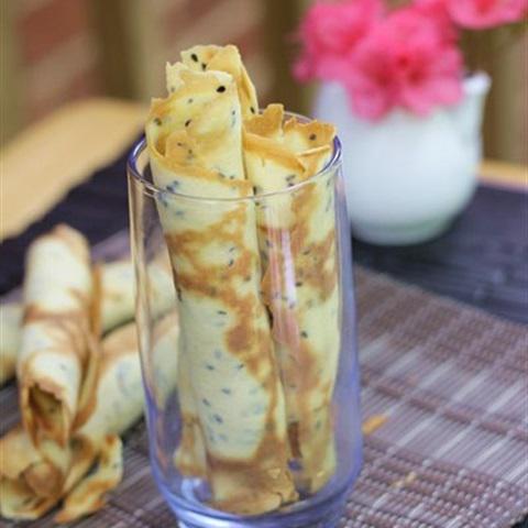 Cách làm bánh cuộn mè