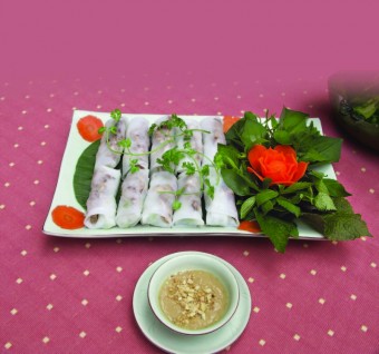 Bánh cuốn nhân thịt