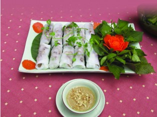 Bánh cuốn nhân thịt
