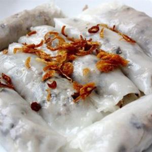 Cách làm bánh cuốn nóng nhân thịt