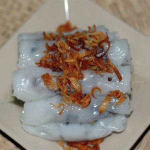 Cách làm bánh cuốn nóng nhân thịt gà