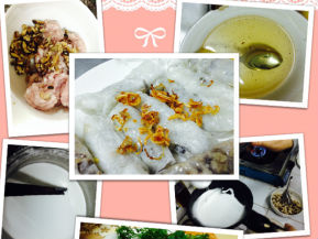 Bánh cuốn tráng bằng chảo