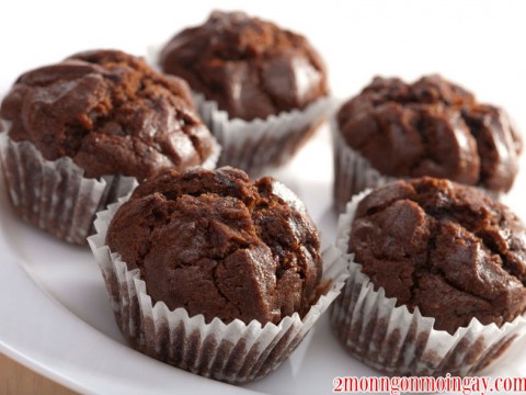 Bánh cupcake chuối chocolate