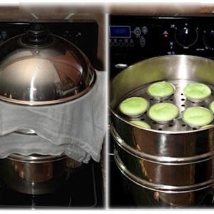 Cách làm bánh cupcake lá dứa