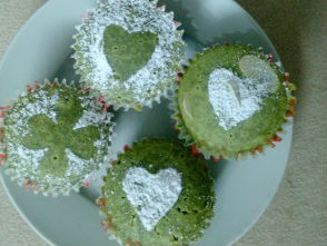 Bánh cupcake trà xanh