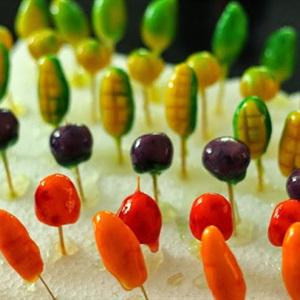 Bánh đậu xanh trái cây