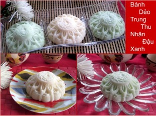 Bánh dẻo trung thu nhân đậu xanh truyền thống
