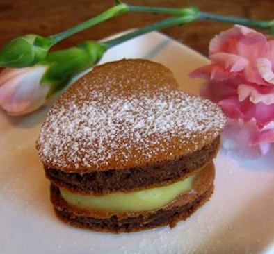 Bánh dorayaki trái tim