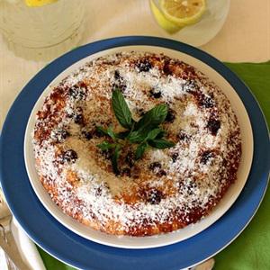 Cách làm bánh dừa mứt cherry