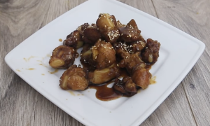 Bánh ép bột báng nhân đậu xanh thay đổi khẩu vị