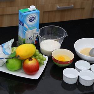 Cách làm bánh flan bằng lò vi sóng