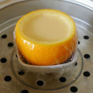 Cách làm bánh flan cam