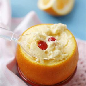 Cách làm bánh flan cam