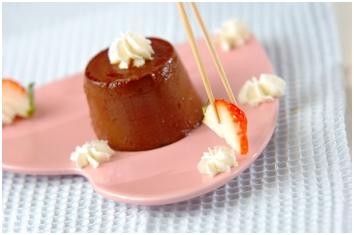 Bánh flan chocolate