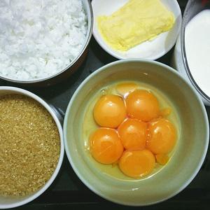 Cách làm bánh flan dừa trứng