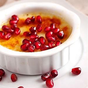 Cách làm bánh flan hương lựu