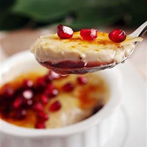 Cách làm bánh flan hương lựu