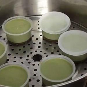 Cách làm bánh flan hương trà xanh