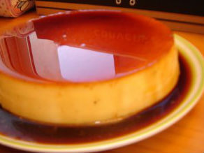 Bánh flan sầu riêng