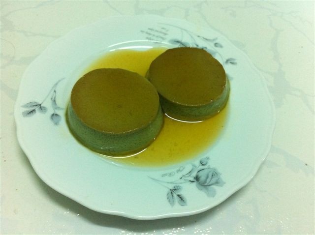 Bánh flan trà xanh