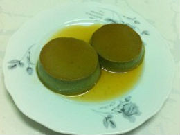 Bánh flan trà xanh
